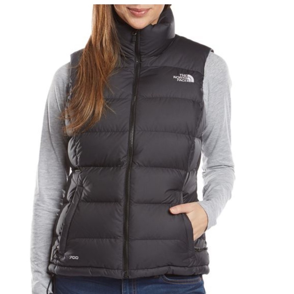 Black puffer North Face women’s vest